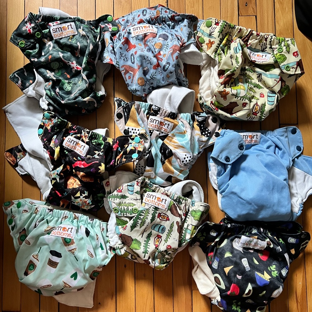 Baby Smart Bottom Diapers - Assorted Colors